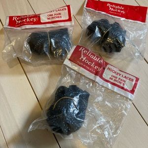 Black Hockey or rollerskate laces 96” - 3 pairs